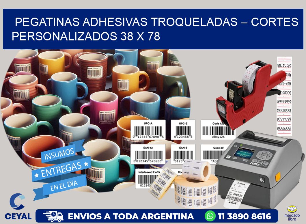 Pegatinas Adhesivas Troqueladas – Cortes Personalizados 38 x 78