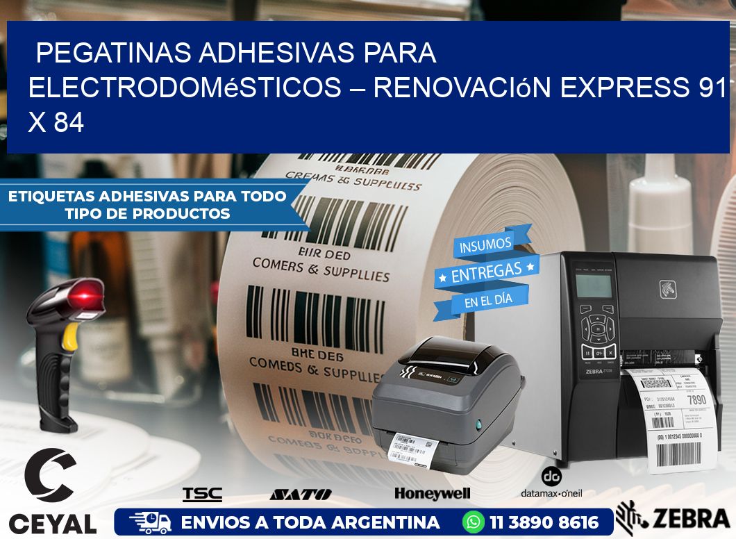 Pegatinas Adhesivas para Electrodomésticos – Renovación Express 91 x 84