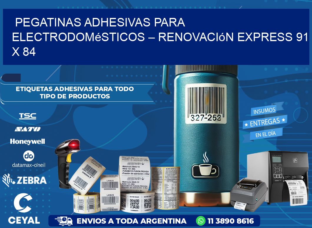 Pegatinas Adhesivas para Electrodomésticos – Renovación Express 91 x 84