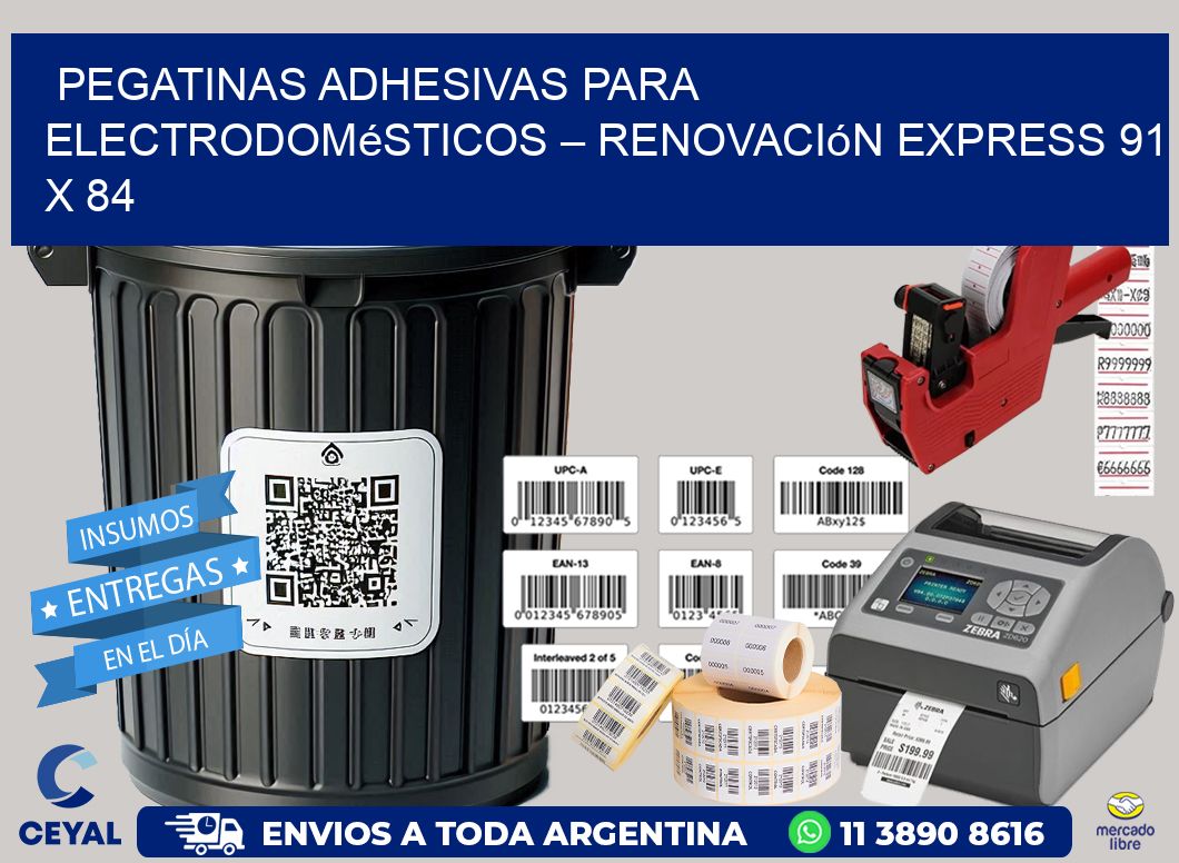 Pegatinas Adhesivas para Electrodomésticos – Renovación Express 91 x 84