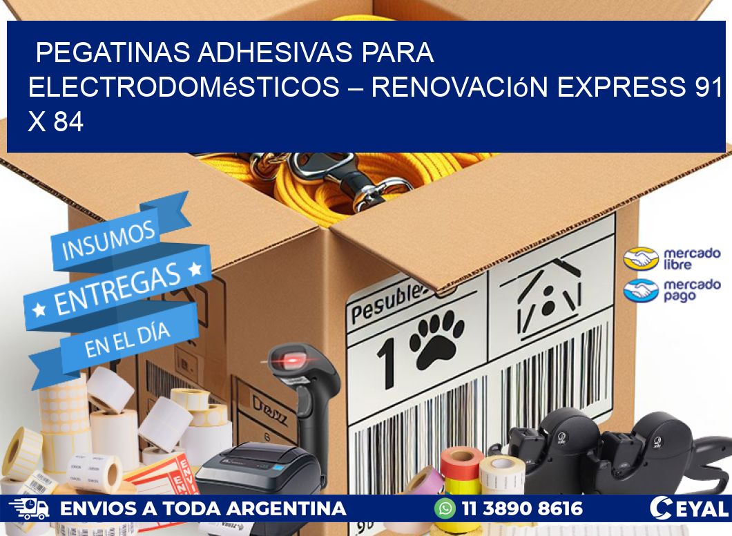 Pegatinas Adhesivas para Electrodomésticos – Renovación Express 91 x 84