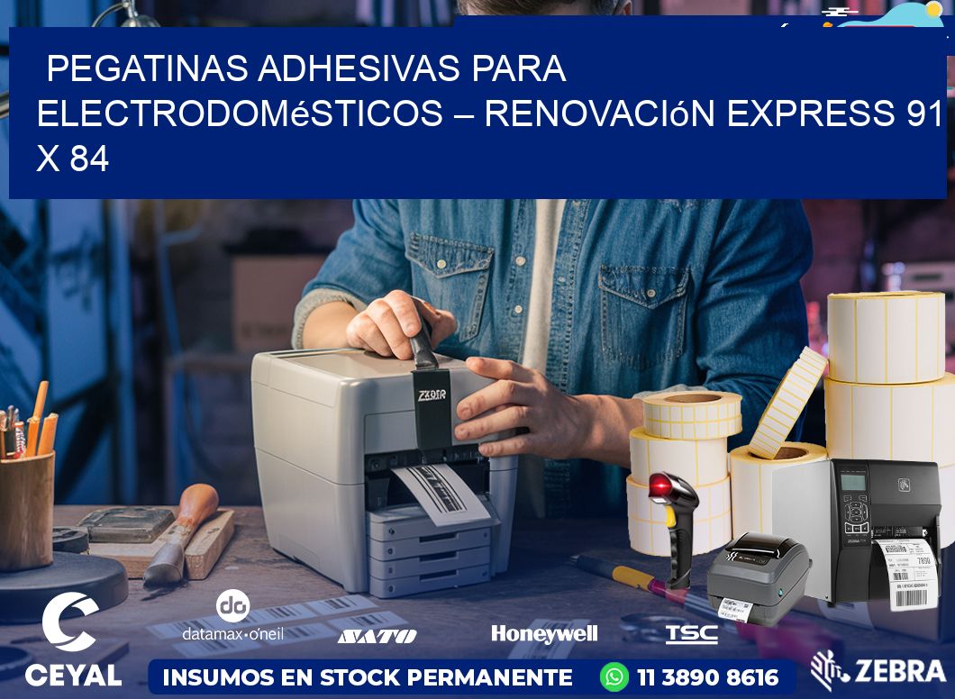 Pegatinas Adhesivas para Electrodomésticos – Renovación Express 91 x 84