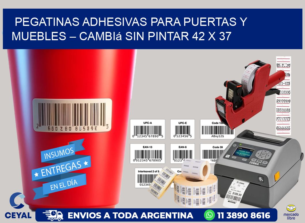 Pegatinas Adhesivas para Puertas y Muebles – Cambiá sin Pintar 42 x 37