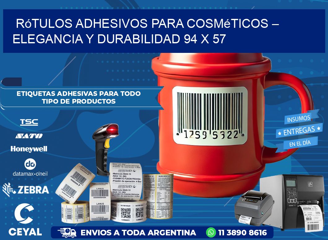 Rótulos Adhesivos para Cosméticos – Elegancia y Durabilidad 94 x 57