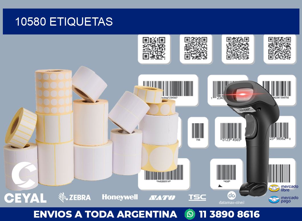 10580 ETIQUETAS
