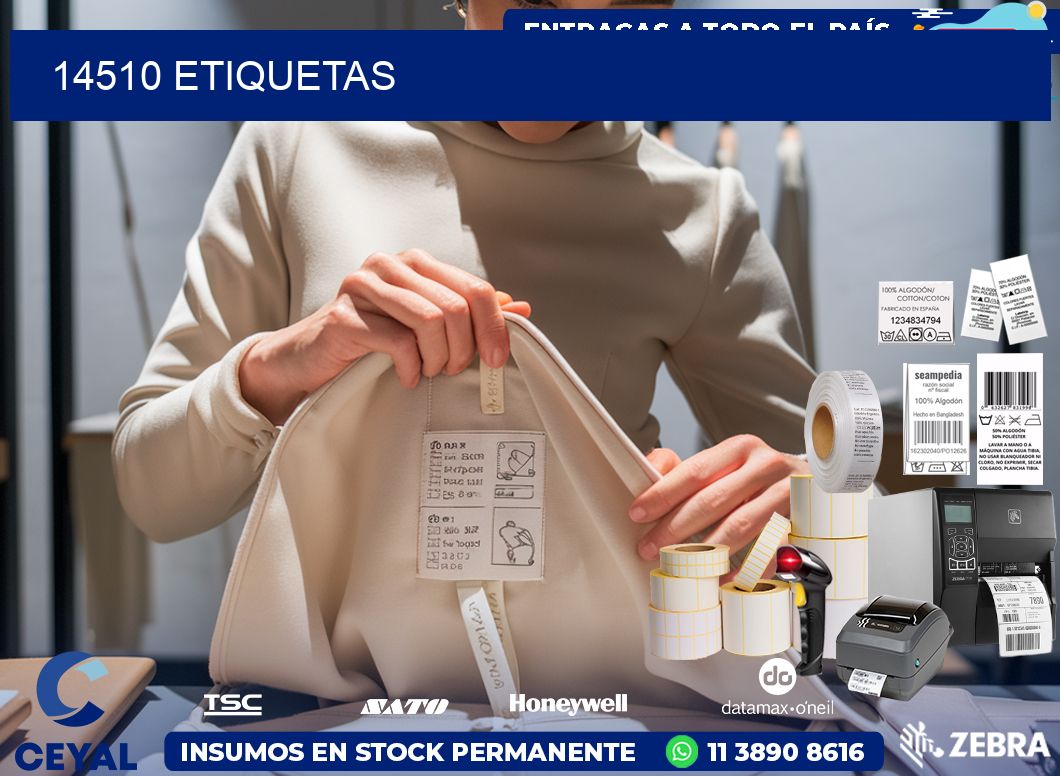 14510 ETIQUETAS