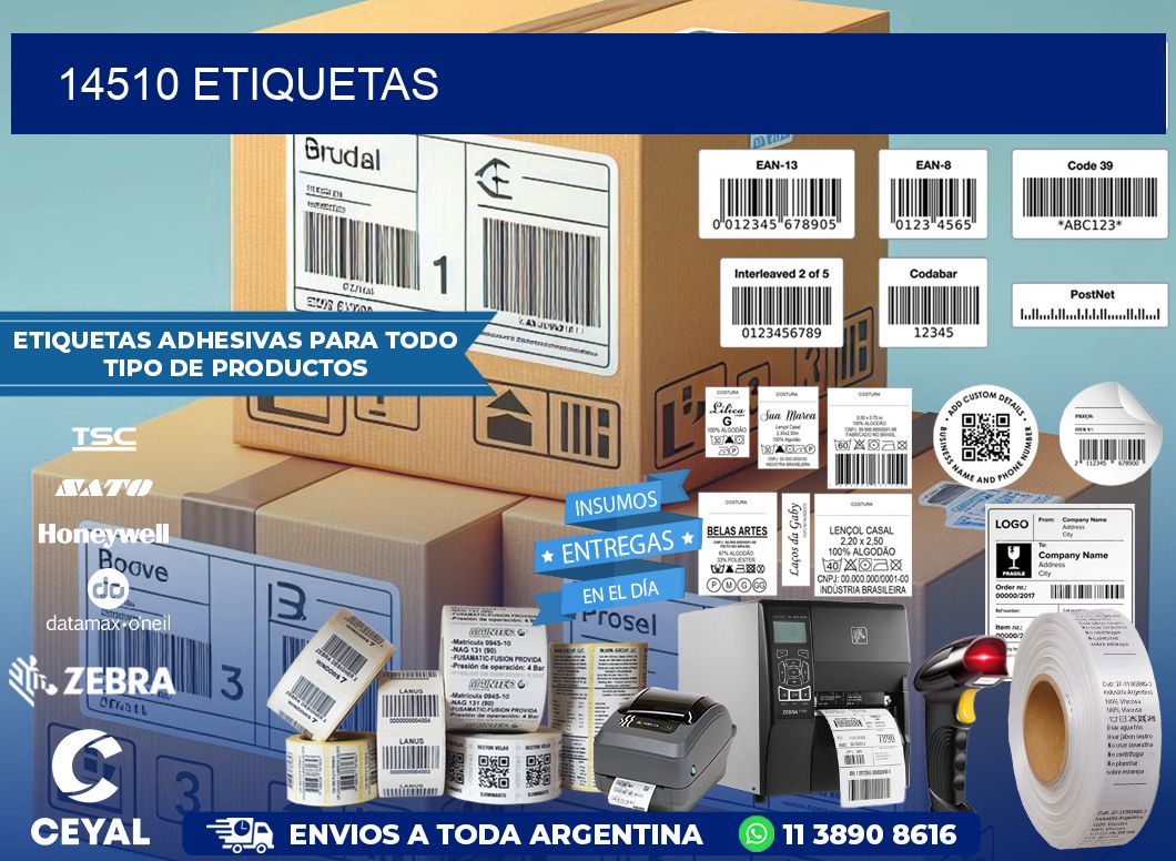 14510 ETIQUETAS