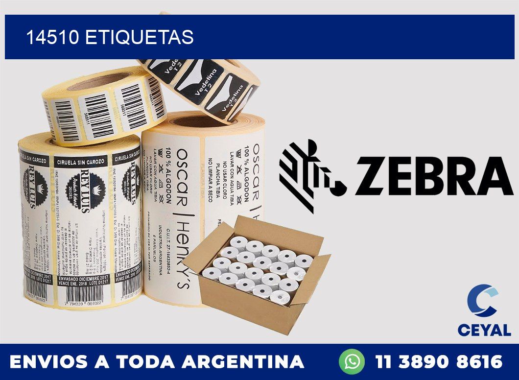 14510 ETIQUETAS