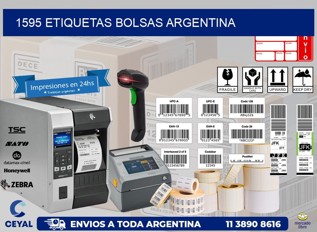 1595 ETIQUETAS BOLSAS ARGENTINA