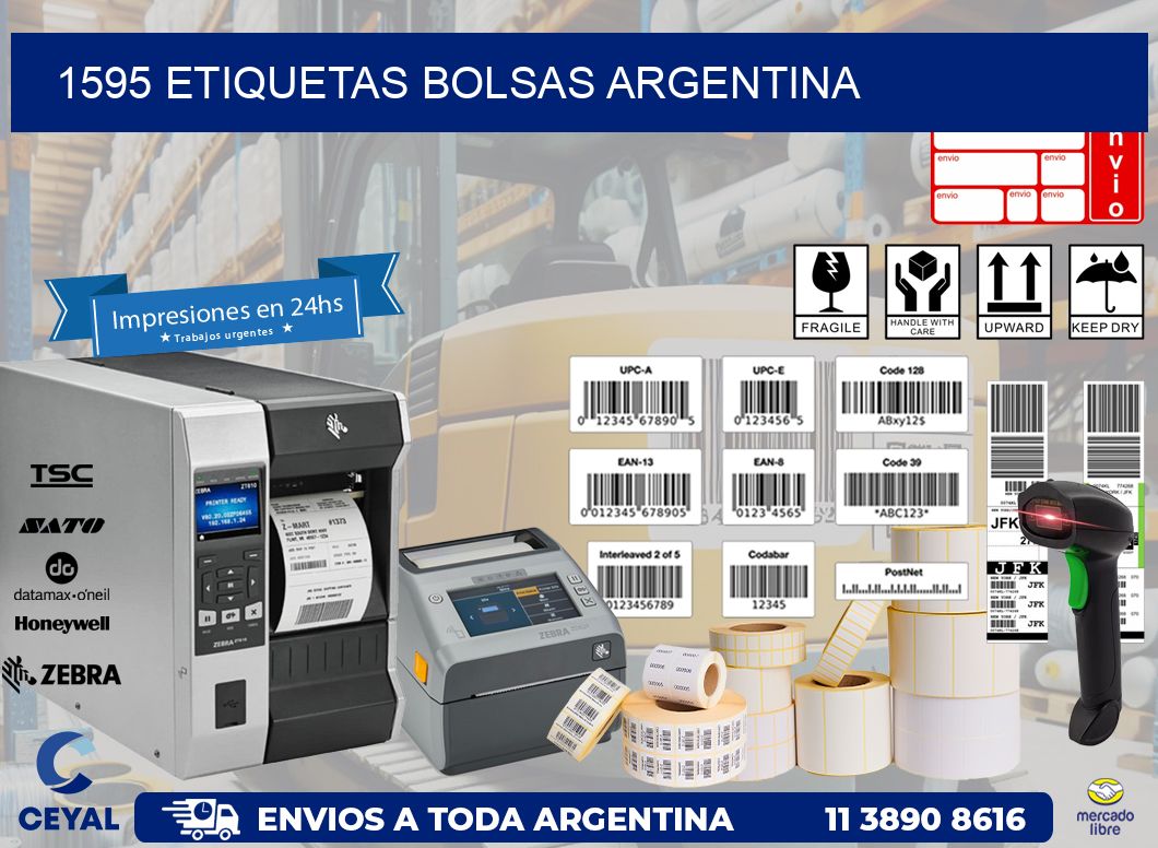 1595 ETIQUETAS BOLSAS ARGENTINA