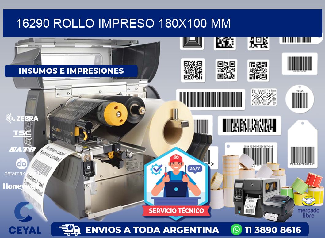 16290 ROLLO IMPRESO 180x100 mm