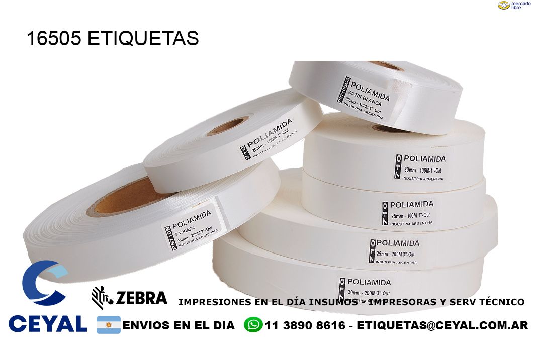 16505 ETIQUETAS