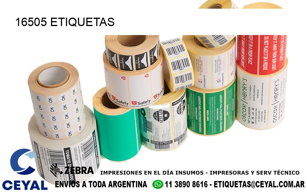 16505 ETIQUETAS