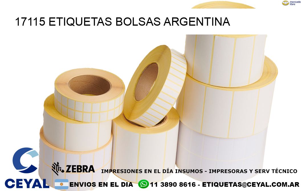 17115 ETIQUETAS BOLSAS ARGENTINA