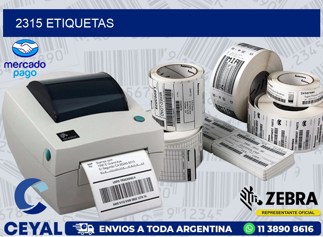 2315 ETIQUETAS