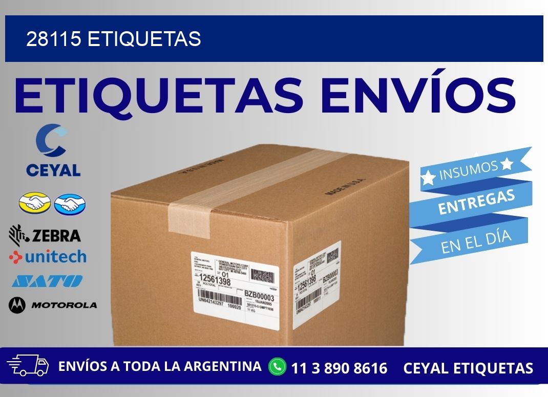28115 ETIQUETAS
