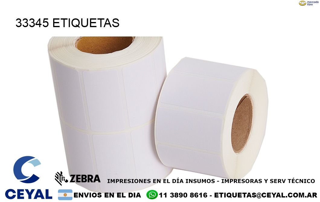 33345 ETIQUETAS