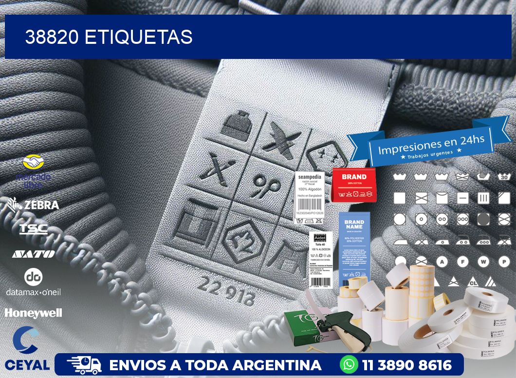 38820 ETIQUETAS