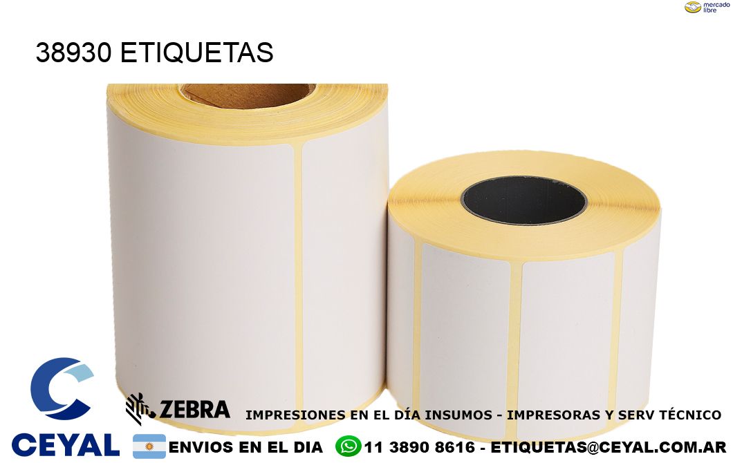 38930 ETIQUETAS