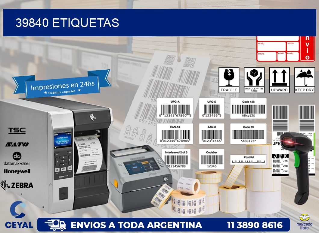 39840 ETIQUETAS