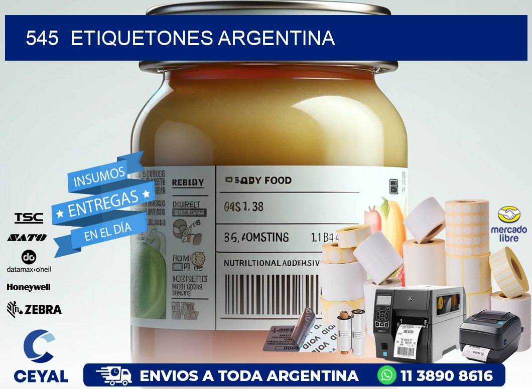 545  Etiquetones Argentina