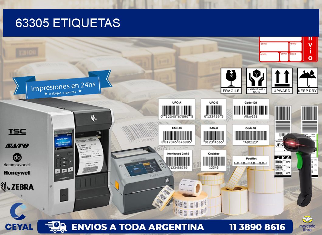 63305 ETIQUETAS