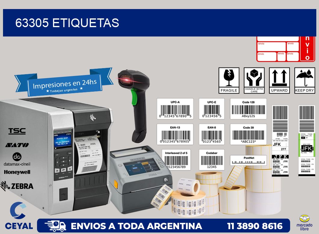 63305 ETIQUETAS