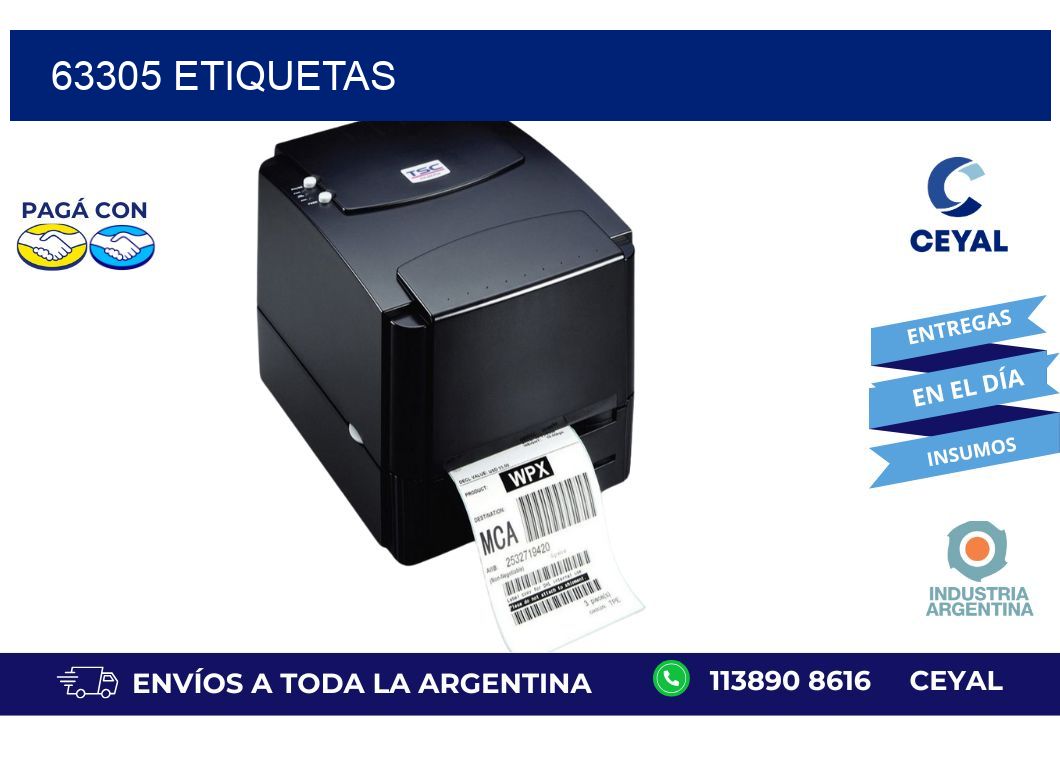 63305 ETIQUETAS