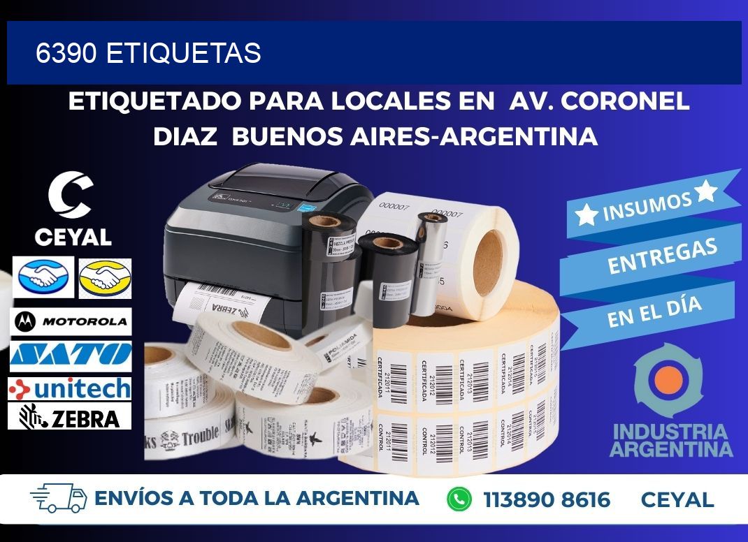 6390 ETIQUETAS