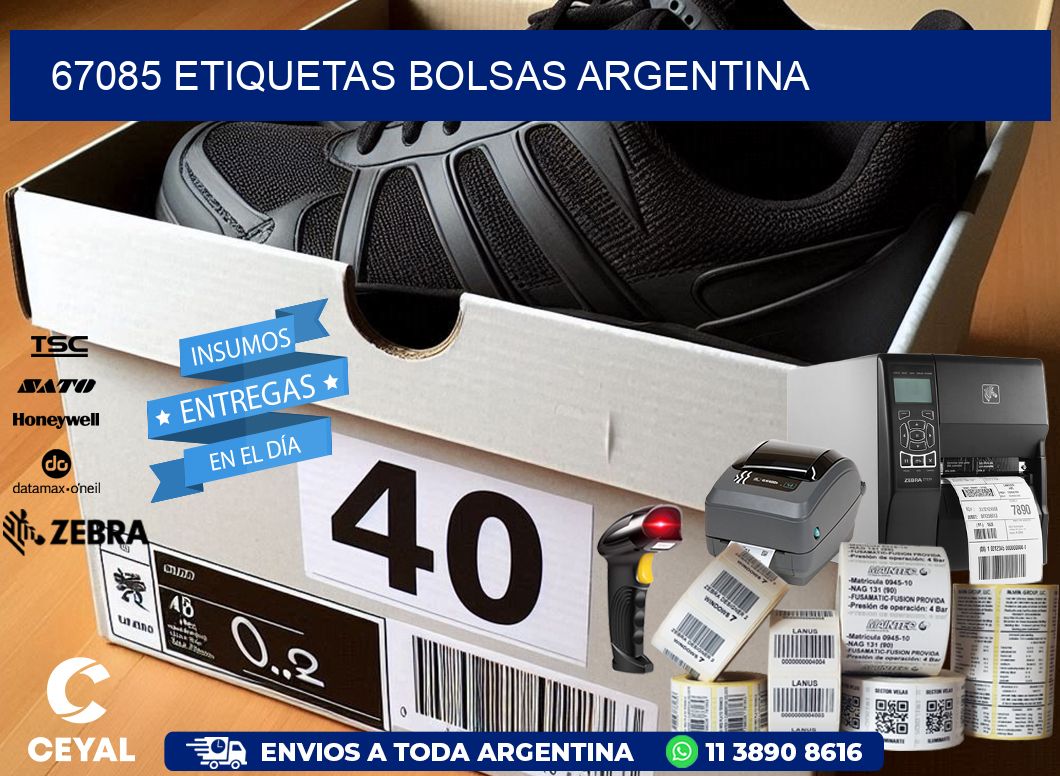 67085 ETIQUETAS BOLSAS ARGENTINA