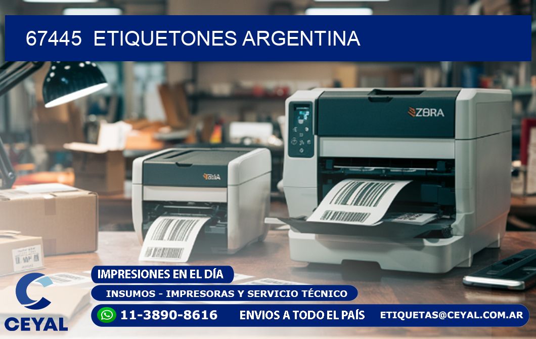 67445  Etiquetones Argentina