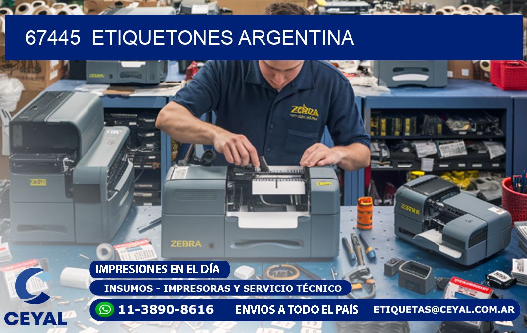 67445  Etiquetones Argentina