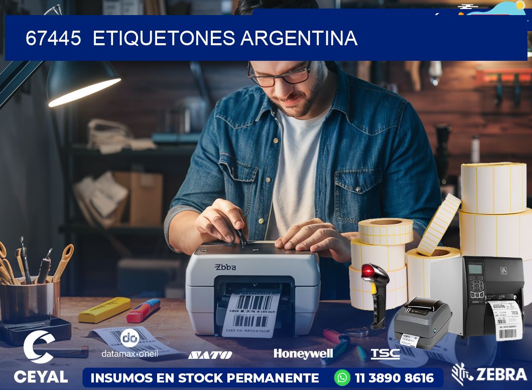 67445  Etiquetones Argentina