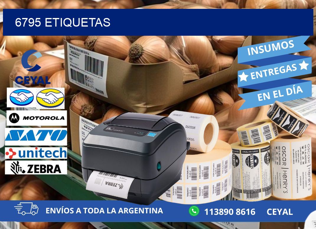 6795 ETIQUETAS
