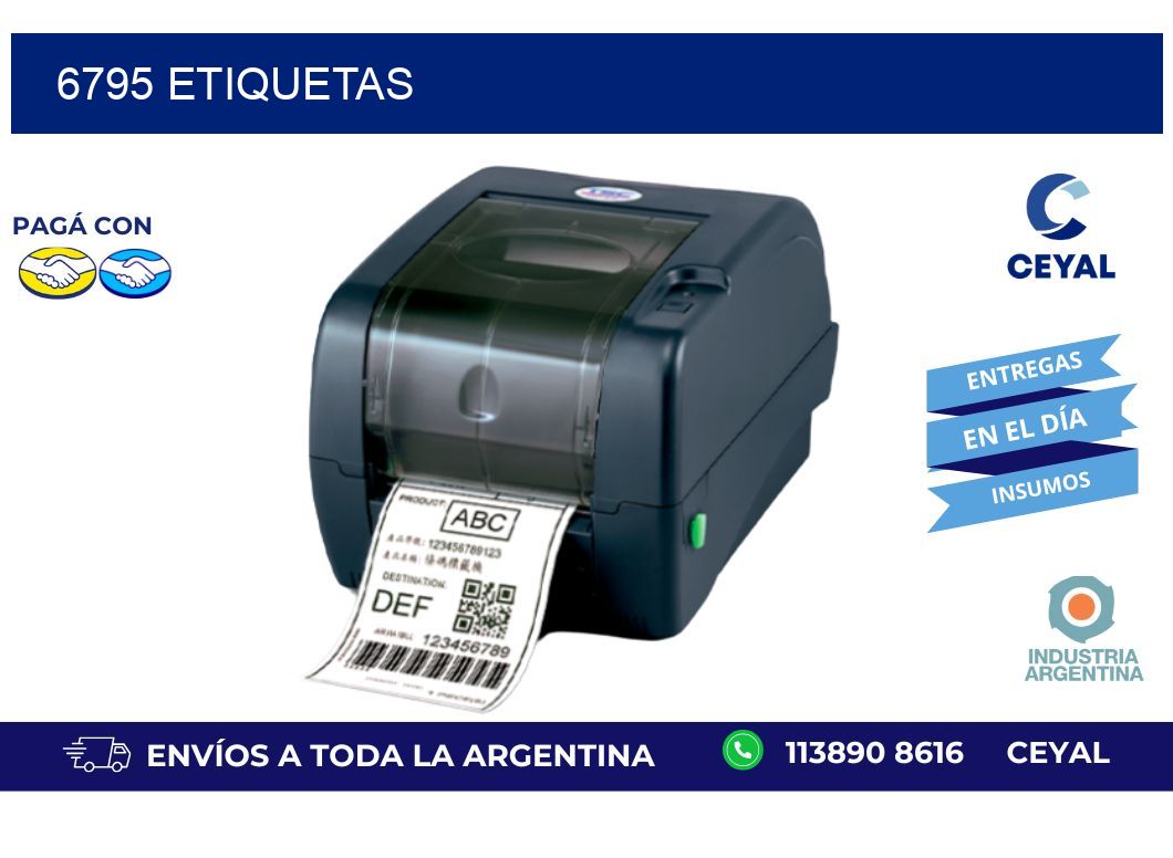 6795 ETIQUETAS