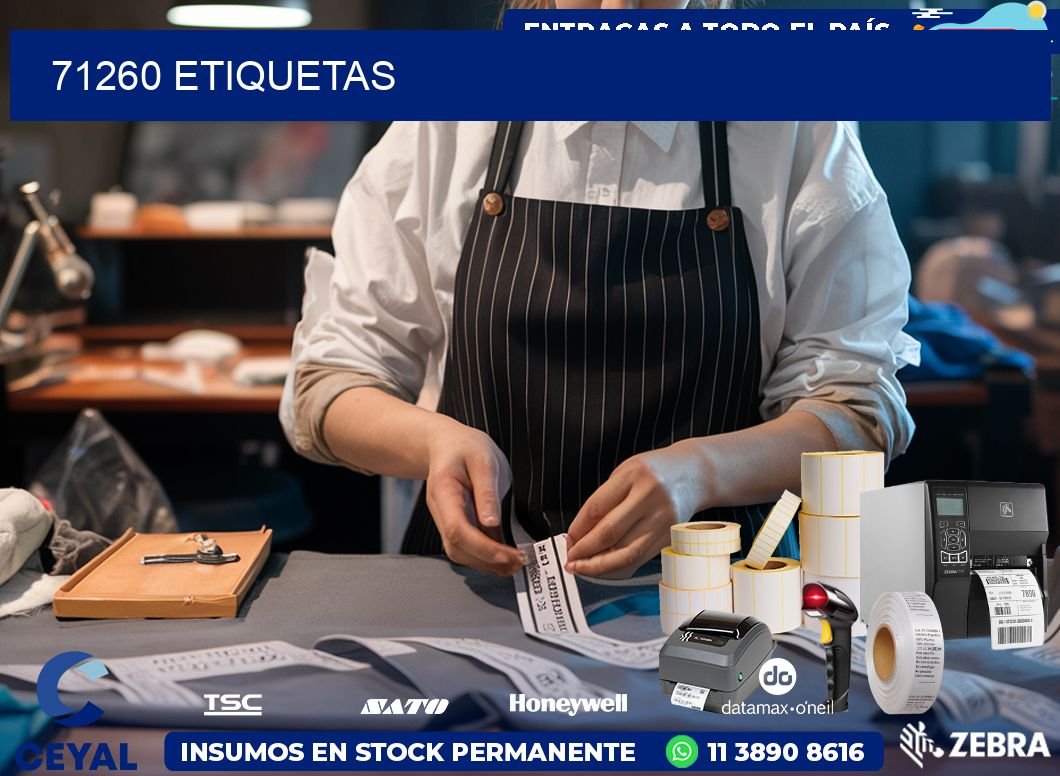 71260 ETIQUETAS