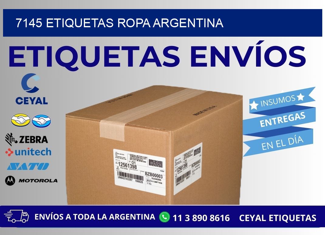 7145 ETIQUETAS ROPA ARGENTINA