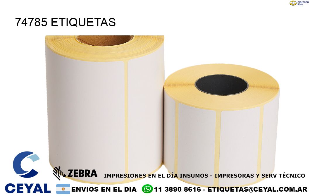 74785 ETIQUETAS
