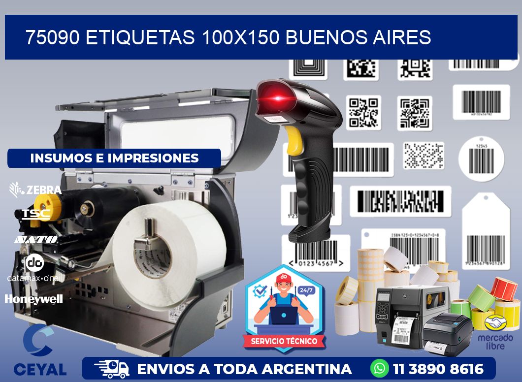 75090 ETIQUETAS 100x150 buenos aires
