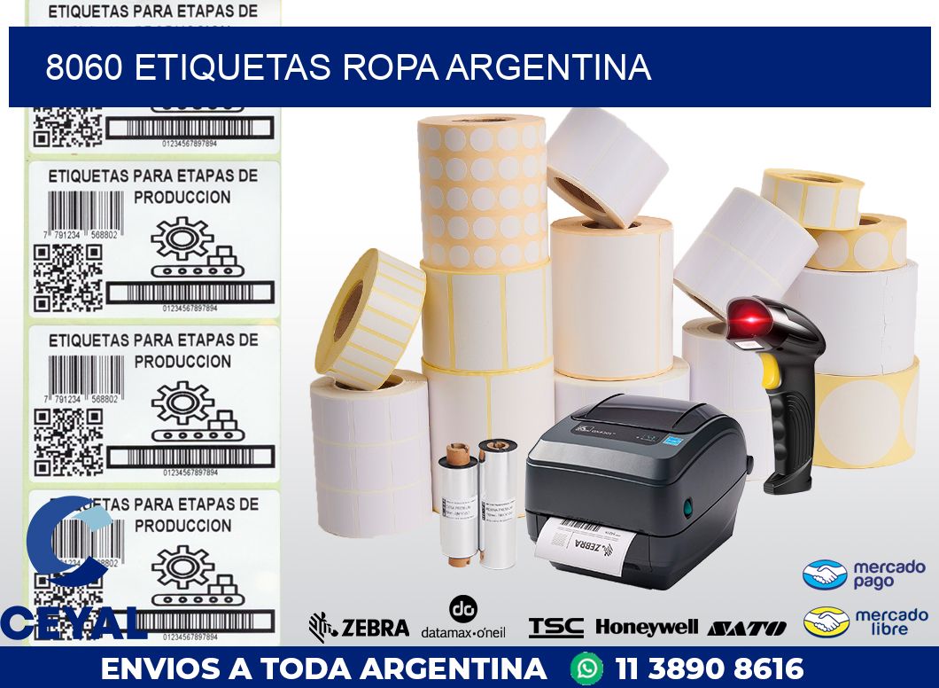 8060 ETIQUETAS ROPA ARGENTINA