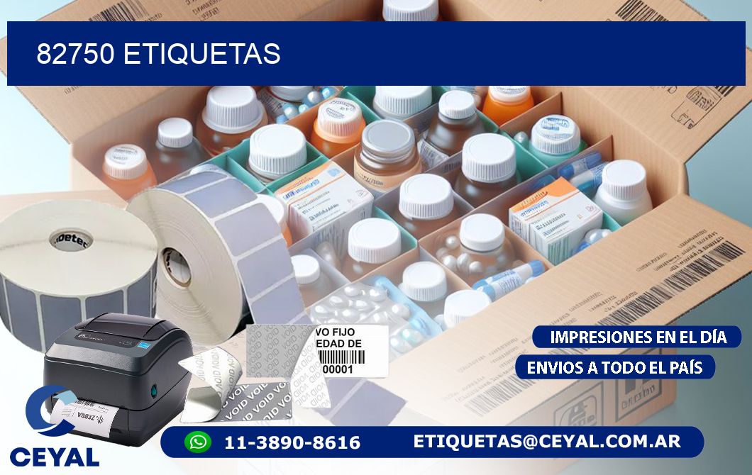 82750 ETIQUETAS