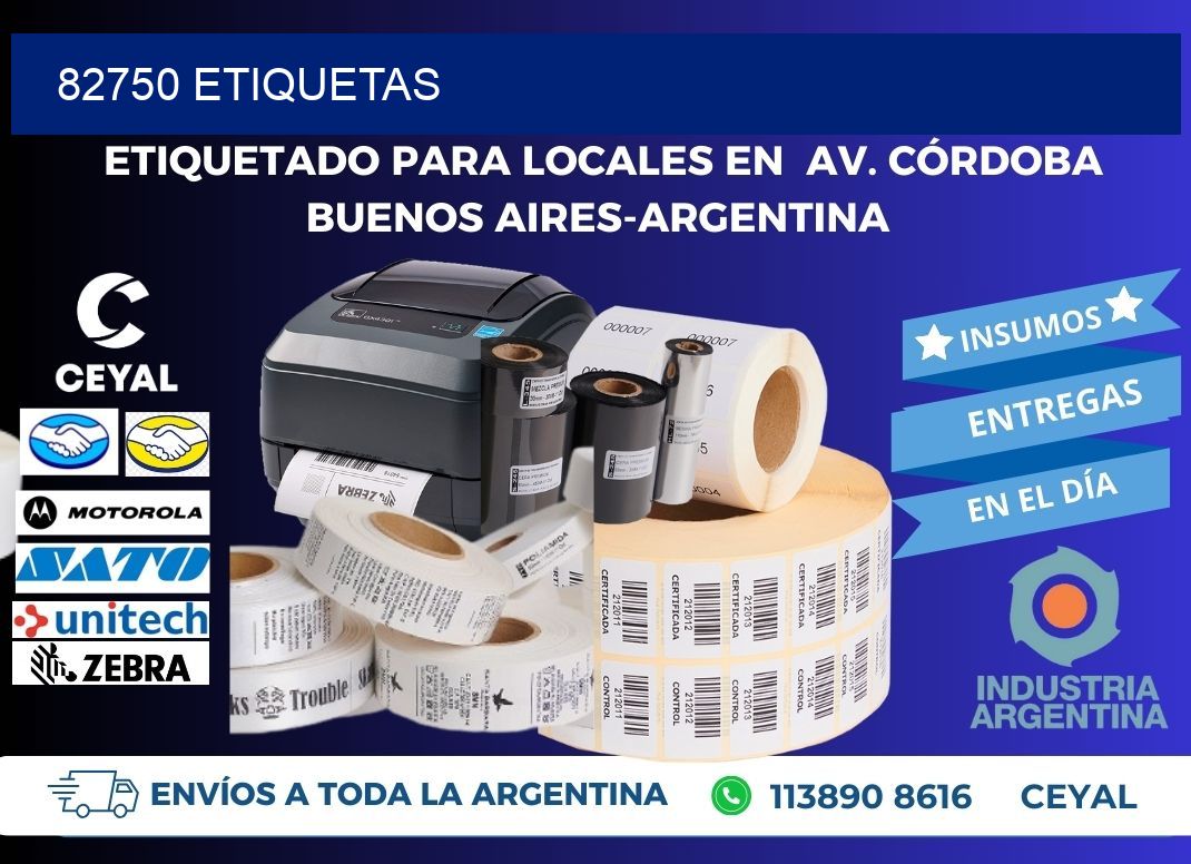82750 ETIQUETAS