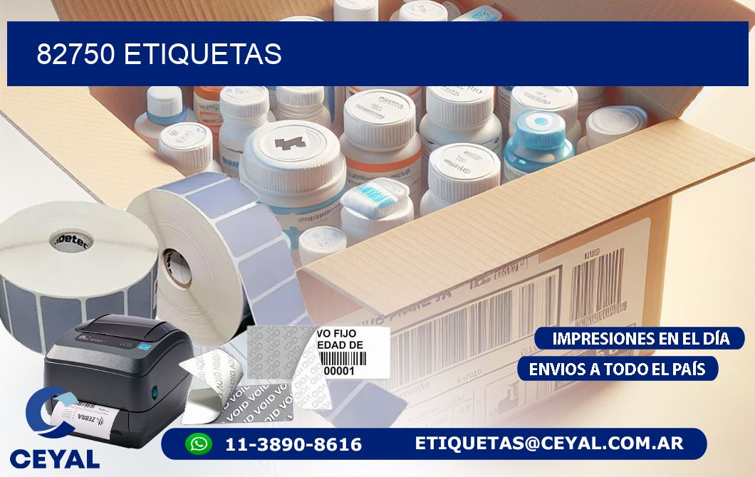 82750 ETIQUETAS