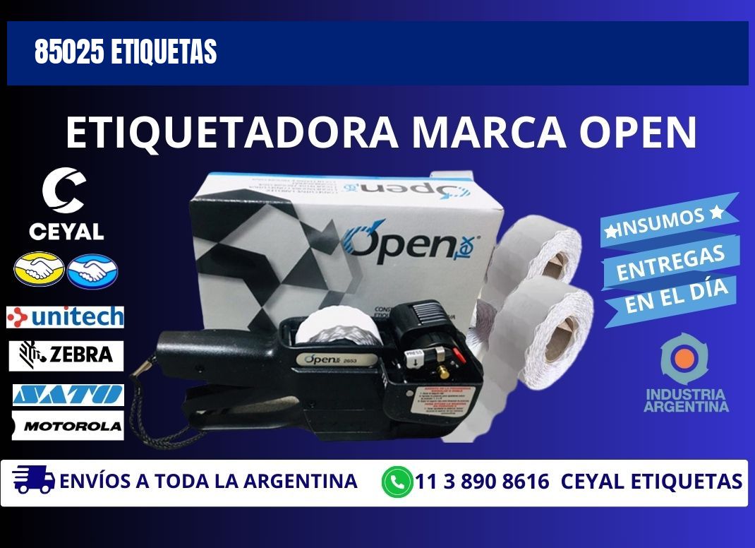 85025 ETIQUETAS