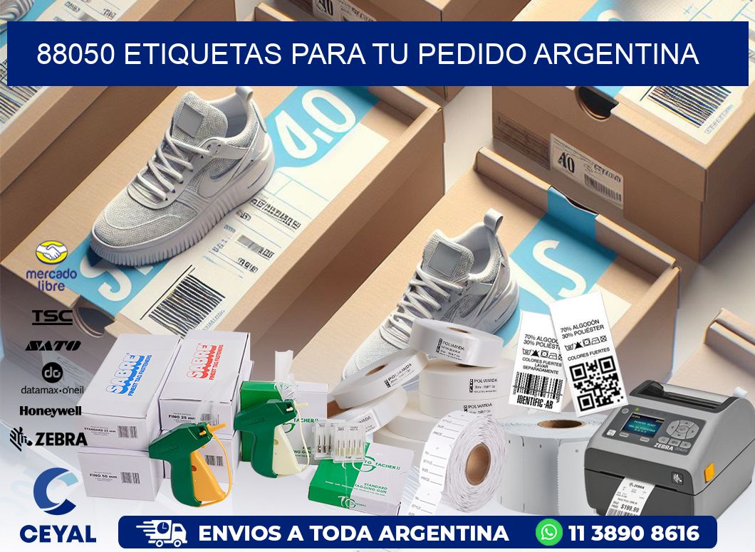 88050 ETIQUETAS PARA TU PEDIDO ARGENTINA