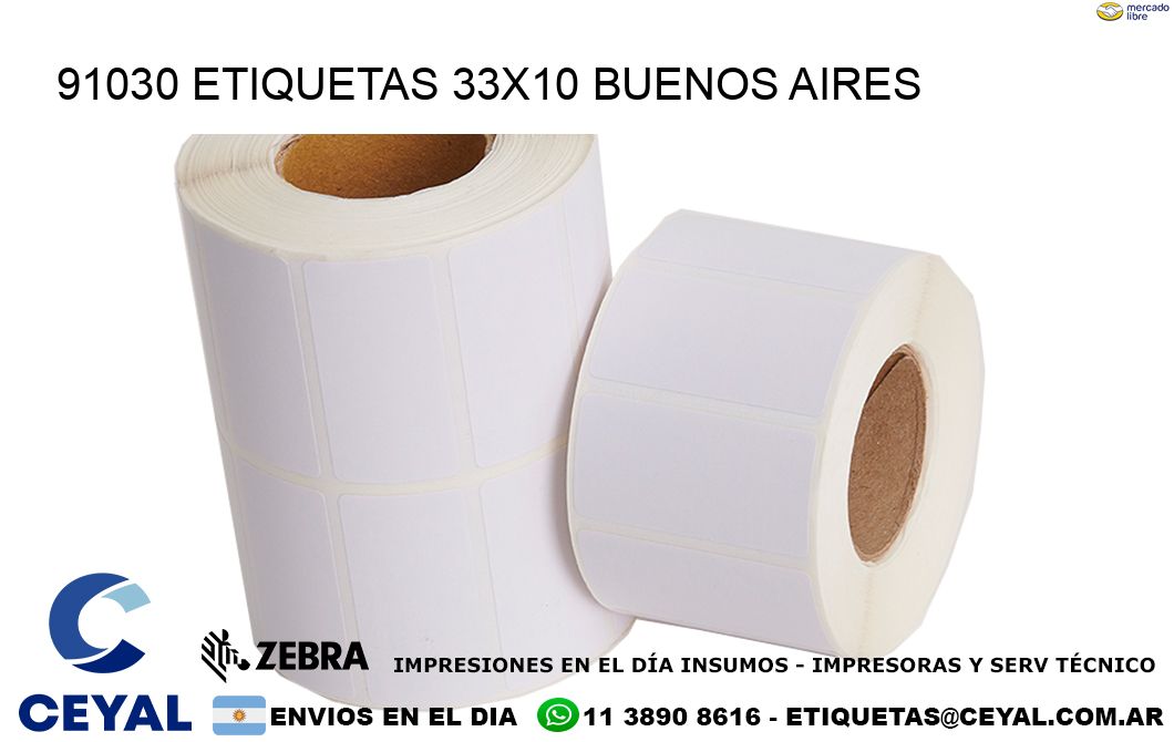 91030 ETIQUETAS 33x10 buenos aires