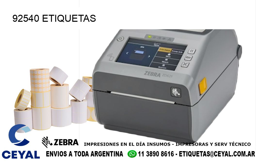 92540 ETIQUETAS