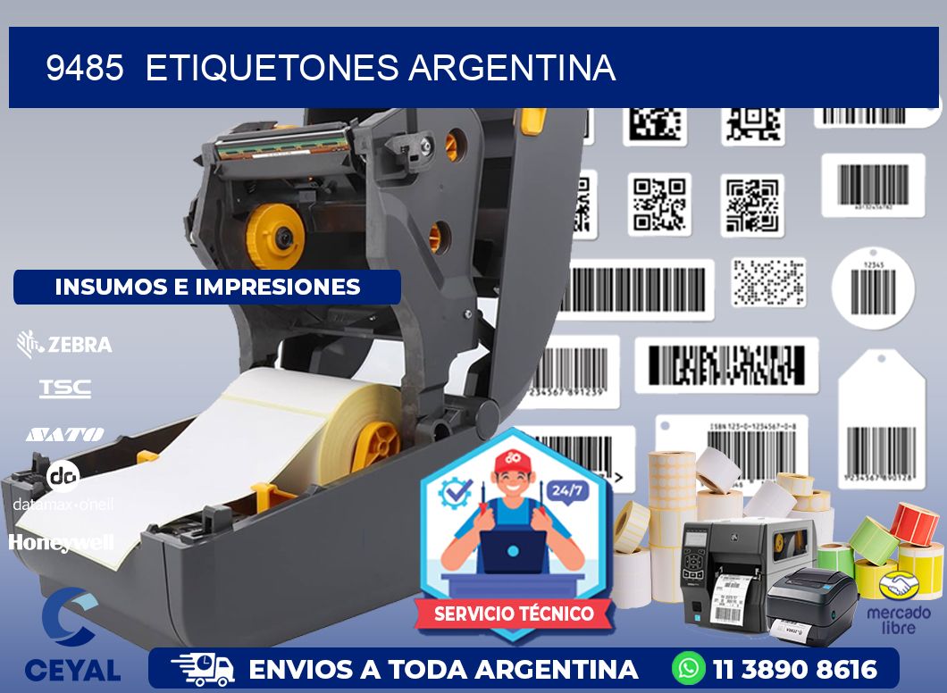 9485  Etiquetones Argentina