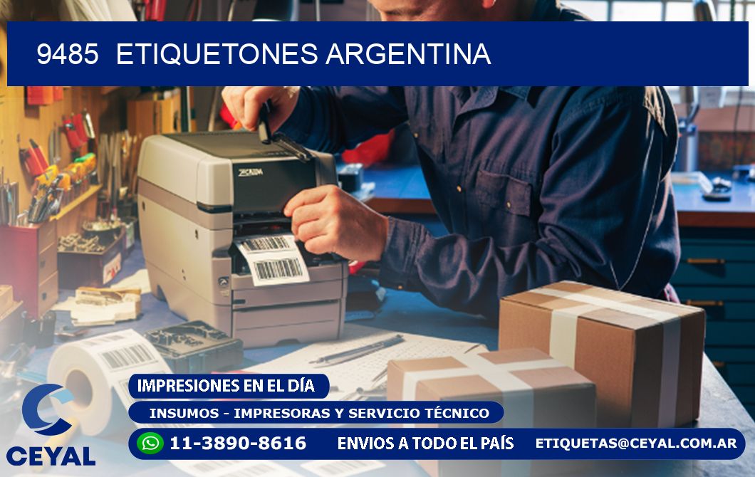 9485  Etiquetones Argentina