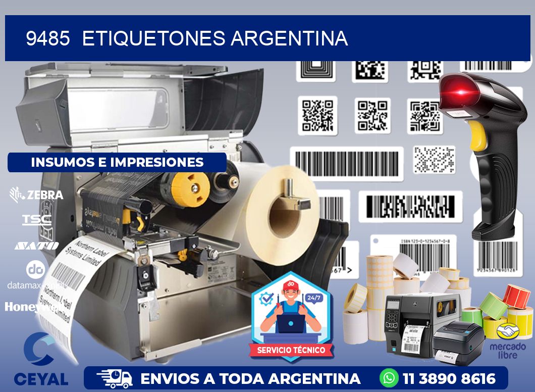 9485  Etiquetones Argentina